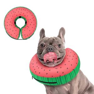 lot 12615 image: Supet Inflatable Dog Cone Collar Alternative After Surgery, Dog Neck Donut Collar Recovery E Collar, Soft Dog Cone for Small Medium Large Dogs