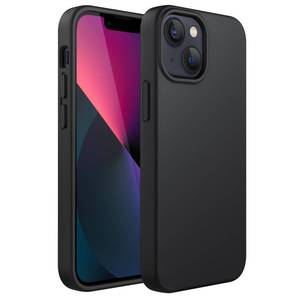 lot 12616 image: JETech Silicone Case for iPhone 13 6.1-Inch, Silky-Soft Touch Full-Body Protective Phone Case, Shockproof Cover with Microfiber Lining (Black)