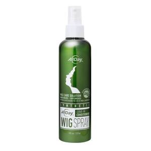 lot 12619 image: AllDay Locks Synthetic Wig Spray  Revitalizes & Refreshes  Cleanses & Extends Lifespan of Wigs & Hairpieces  Soft & Fresh Leave-In Conditioner, Grape Scent  8 oz