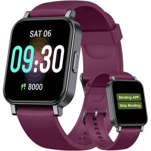 lot 12637 image: TYKOIT Pedometer Watch Senior Friendly No AppPhone Required, Waterproof Fitness Tracker Watch with Step Counter CaloriesSleep Tracker for Walking Running for Men Women