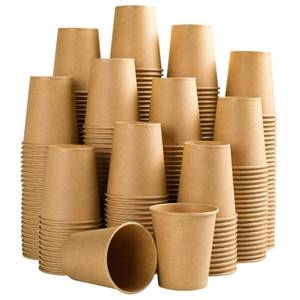 lot 12650 image: Clawsoff 200 Pack 5 oz Paper Cups, Disposable Kraft Bathroom Cups 5 Ounce, Espresso Coffee Cups, HotCold Beverage Cups for Home, Kitchen, Party