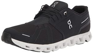 lot 12651 image: On-Womens Womens Cloud 5 Sneakers, BlackWhite, 11 Medium US - Retail $165.2
