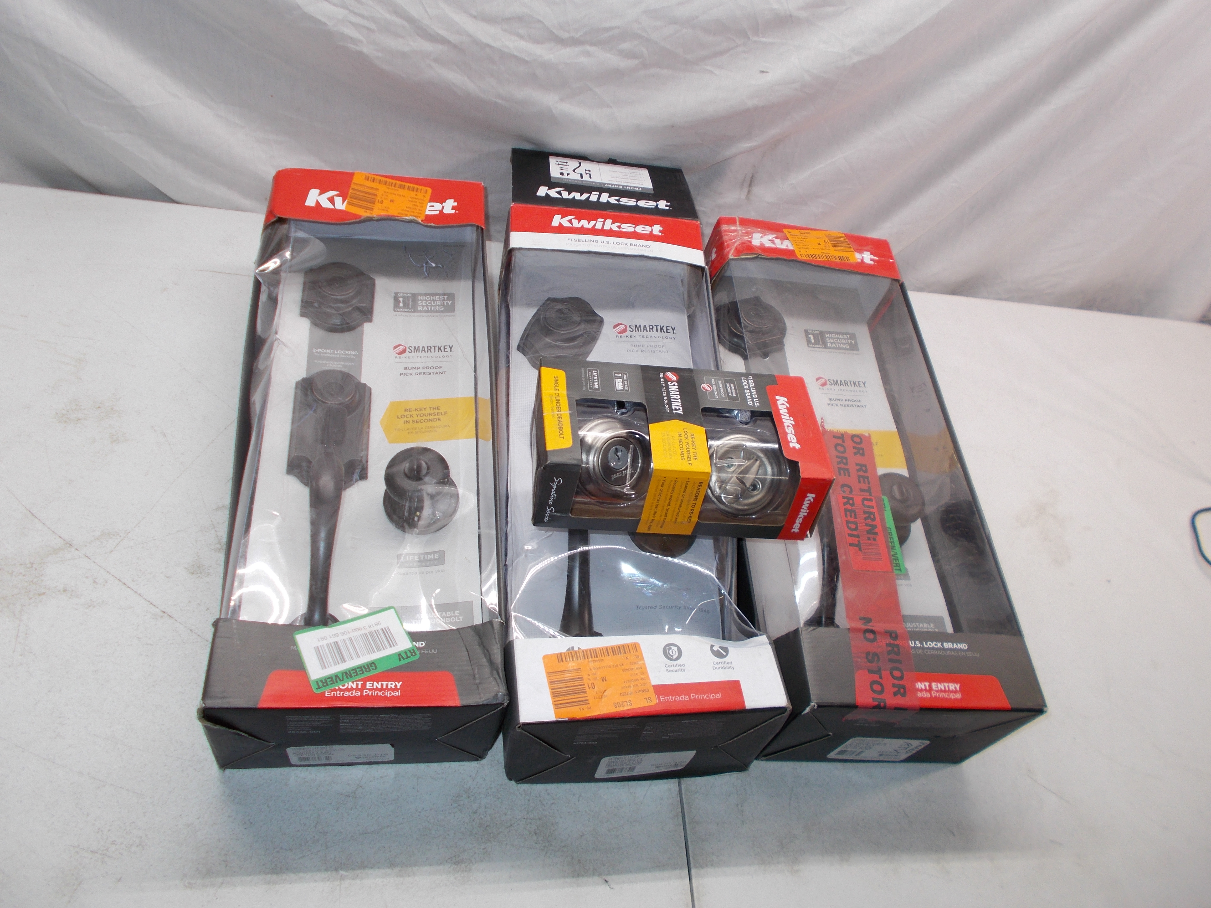 lot 1327 image: 4 lock sets