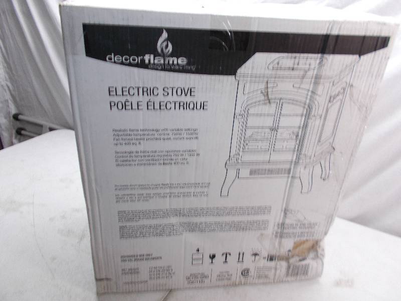 lot 1337 image: decor flame heater