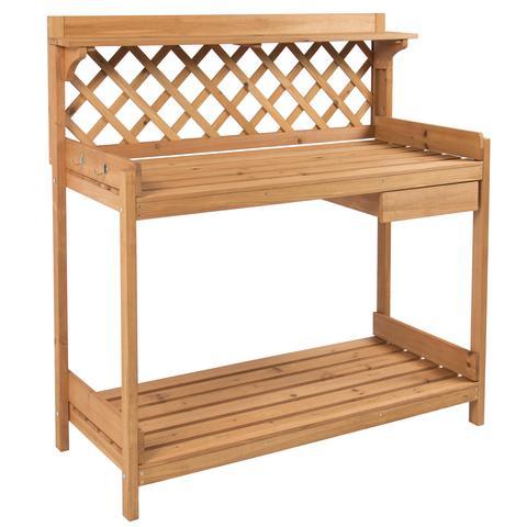 lot 1334 image: wooden potting bench