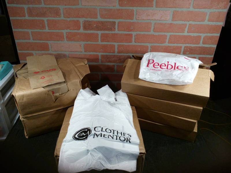 lot 38 image: Variety Of Bags With Logos