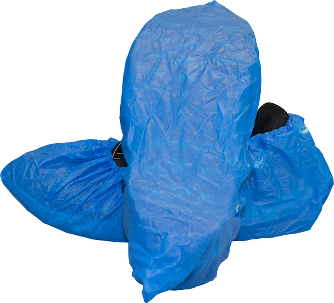 lot 48 image: Safety Zone Blue Case Polyethylene CPE Shoe Covers