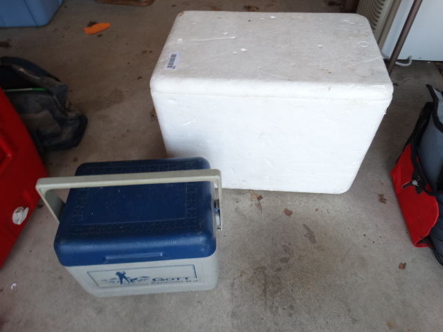 lot 160 image: Lot of 2 Ice ChestsCoolers.