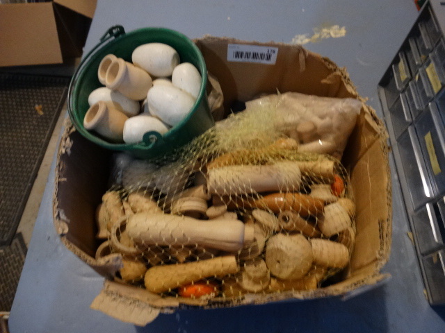 lot 178 image: Huge Lot of Wood Parts - for Carpentry & Craft Projects.