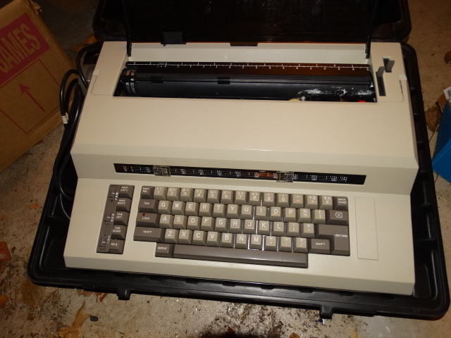 lot 212 image: Sears Electric Word Processor Typewriter - in Case.