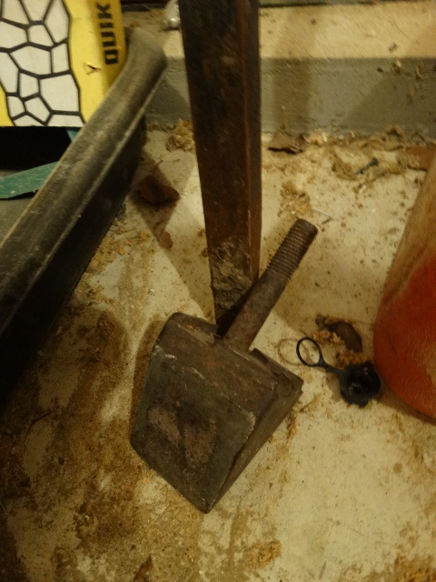lot 245 image: Iron Pry Bar & Wedge.