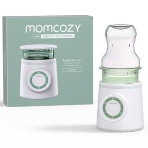 lot 12755 image: Momcozy Portable Bottle Warmer for Travel, Double Leak-Proof Travel Bottle Warmer with Fast Heating, Safety Material Baby Bottle Warmer for Dr. Brown, Philips Avent, Medela, Tommee Tippee, Comotomo - Retail $82.8