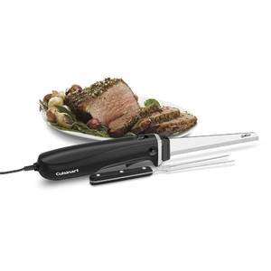 lot 12758 image: Cuisinart Electric Knife with Cutting Board, Stainless SteelBlack, CEK-41