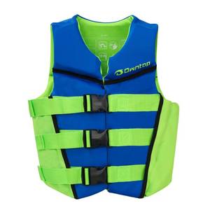 lot 12759 image: Owntop Swim Vest Youth Kids 75-125 lbs, Neoprene Swim Jacket, Adjustable Straps Buckles, Lightweight, Swimming Training, Boating, Kayak, Water Sports (Blue, L)