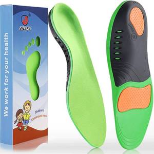 lot 15681 image: Ailaka Kids Arch Support Shoe Insert - Plantar Fasciitis Insoles Youth Inserts, Perfect Kids Athletic Inserts for Flat Feet High Arch Foot Pain Relief