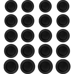 lot 16258 image: Boao 20 Pieces Piggy Bank Stopper Replacement Piggy Bank Plugs Bulk Rubber Saving Box Stopper(5 Sizes,Black)