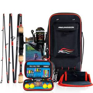 lot 16290 image: Amundson Savvy Rider Backpacker All-in-One Fishing Combo - Retail $129.99