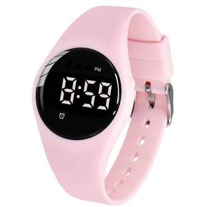 lot 16306 image: Vibrating Alarm Watch, Water Resistant Potty Training Watch Rechargeable Medical Reminder Watch with Timer and 15 Daily Alarms (Pink)