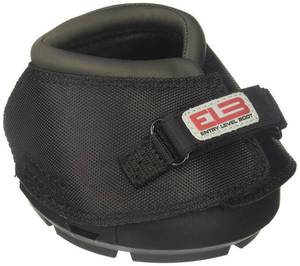 lot 16339 image: Cavallo Horse & Rider DELBR-2 ELB Regular Sole Hoof Boot, Size 2, Black - Retail $75.35
