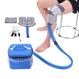 lot 16352 image: Medical Cold Therapy System Ice Machine for Knee Pain Relief Cryotherapy Freeze Kit with Universal Pad for Shoulder Ankle Back Hip Leg Arthritis Swelling Injury Recovery - Retail $94.9
