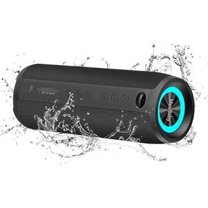 lot 16369 image: Bluetooth Speaker,MusiBaby M88 Pro Speaker,Speakers Bluetooth Wireless,Sound Quality Enhancement, Bluetooth 5.2,Loud Stereo Sound,Booming Bass,40H Playtime for Home& Outdoor Party,Beach,Gitfs