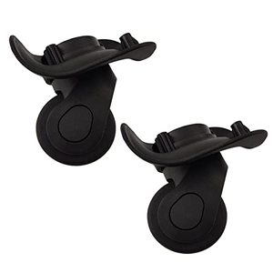 lot 16371 image: 1 Pair Luggage Suitcase Wheel, Luggage Wheels Replacement Travel Suitcase Caster Wheels 360° Swivel, Trunk Luggage Wheel Spare Part Replacement Left and Right Wheels with Screw for Luggage Suitcase