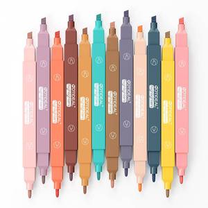 lot 16381 image: GOTIDEAL Aesthetic Cute Pastel Highlighters set, 8 Pack No Bleed Bible Highlighters pen for office journal, School study accessory supplies