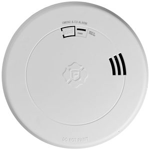 lot 16388 image: FIRST ALERT BRK PRC710V Talking Smoke and Carbon Monoxide Alarm with Built-In 10-Year Battery , White , PRC710 Voice
