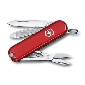 lot 16943 image: Victorinox Swiss Army Classic SD Pocket Knife, Red