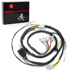 lot 16949 image: MOTO1988 Wire Wiring Harness for Kawasaki ATV Bayou 300 KLF300 A 1986 1987 26001-1712
