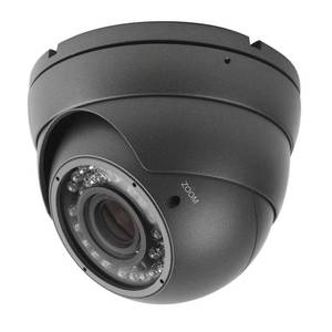 lot 16955 image: Analog CCTV Camera HD 1080P 4-in-1 (TVIAHDCVICVBS) Security Dome Camera Outdoor, 2.8mm-12mm Manual FocusZoom Varifocal Lens, Weatherproof Metal Housing 36 IR-LEDs Day & Night Monitoring