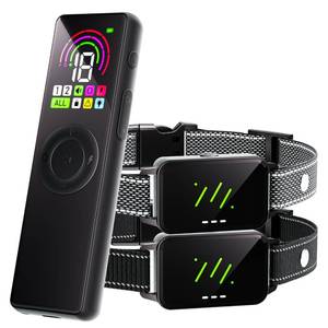 lot 16970 image: Hopaoo Dog Shock Collar for 2 Dogs-4500FT,No Shcok Mode, Dog Training Collar with Remote for Small Medium Large Dogs 10-120lbs,Electric Dog Collar with Adjustable Beep(1-10),Vibration,Safe Shock Modes