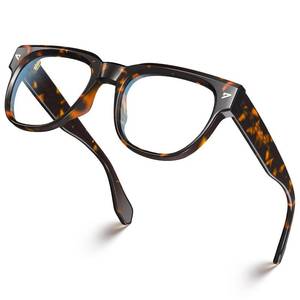 lot 16982 image: VISOONE Square TR90 Blue Light Blocking Glasses with Anti Glare Computer Glass Woman and Men SAGE