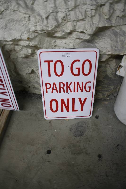 lot 3753 image: To Go parking Sign