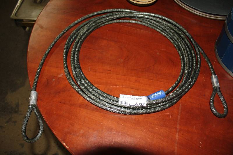 lot 3832 image: Large Coated Steel Patio Furniture Cable