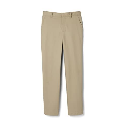 lot 1318 image: Boys Adjustable Waist Relaxed Fit Pant, Khaki Beige, 12 Retail $17.20