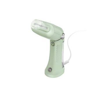 lot 1021 image: Conair Handheld Garment Steamer for Clothes - Power Steam Small Size, Big Power - Great for Home, Office, or Travel with Dual Voltage for Worldwide Use, Mint Green Retail $50.68