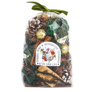 lot 1033 image: Christmas Potpourri Bags, Scented Potpourri Dried Flower,Decorative Cinnamon Potpourri Bowl Filler,Winter Holiday Vase Decor, Thanksgiving Gift, 14oz Retail $19.98