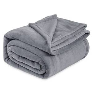 lot 1053 image: Bedsure Fleece King Size Blankets for Bed Grey - Soft Lightweight Plush Cozy Fuzzy Luxury Microfiber, 108x90 inches Retail $34.99