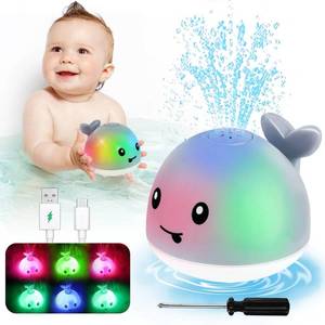 lot 1074 image: Toddla Whale Bath Toy Sprinkler - Bath Toys for Toddlers 1-3 - Light Up Water Whale Bath Toy - Bathtub Toys for Infants 6-12 Months Toddlers Age 2-4 Birthday Gift for 1 2 3 4 5 Year Old Boys Girls Retail $18.71