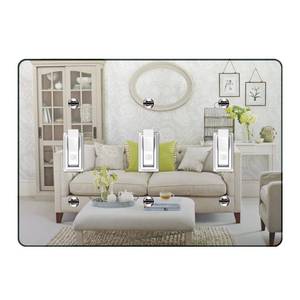 lot 1207 image: Mirror Light Switch Plates Decorative Switch Plate Covers Acrylic Double Outlet Covers Mirror Switch Plates 3 Gang Wall Plates Retail $9.99