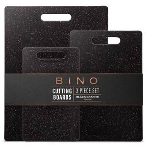 lot 1271 image: BINO Cutting Board - 3-Piece Chopping Boards  BPA-Free Plastic, Durable, Multipurpose, Dual-Sided, Dishwasher Safe, Easy to Clean  Charcuterie Accessories  Home & Kitchen Utensils Retail $18.74