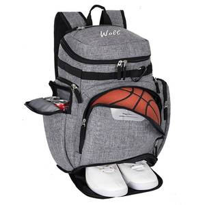 lot 1285 image: WOLT  Basketball Backpack Bag with Separate Ball Compartment and Shoes Pocket, Large Sports Equipment Bag for Basketball, Soccer, Rugby, Volleyball, Baseball Sport Backpack Bag Retail $38.48