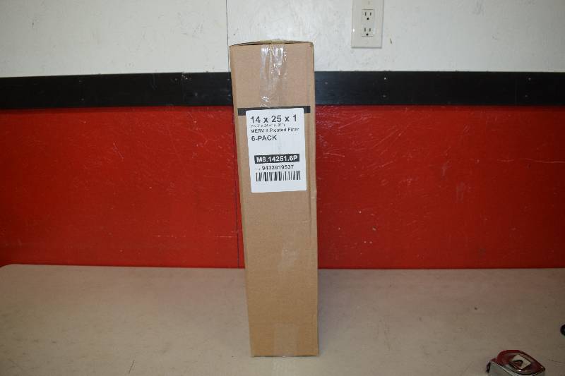 lot 9 image: 6 Merv 8 Pleated Filters
