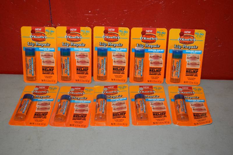 lot 87 image: 10 Tubes OKeefes Lip Repair