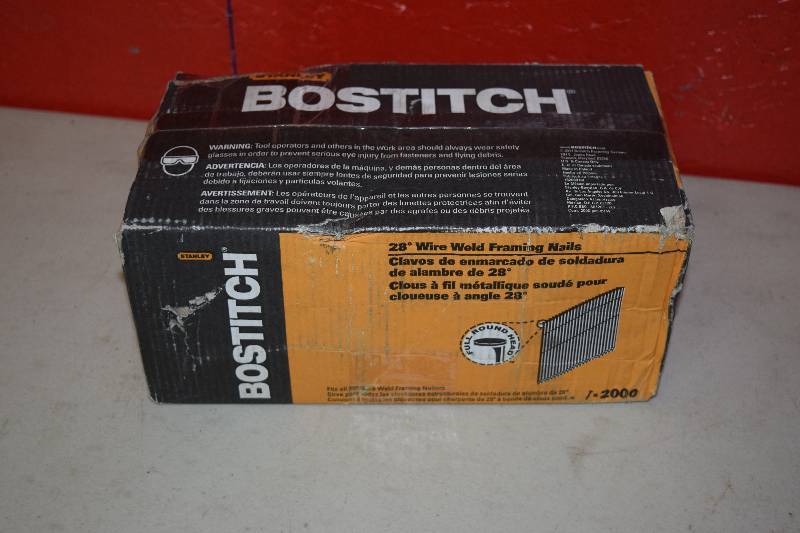lot 114 image: 2000 Bostitch Framing Nails