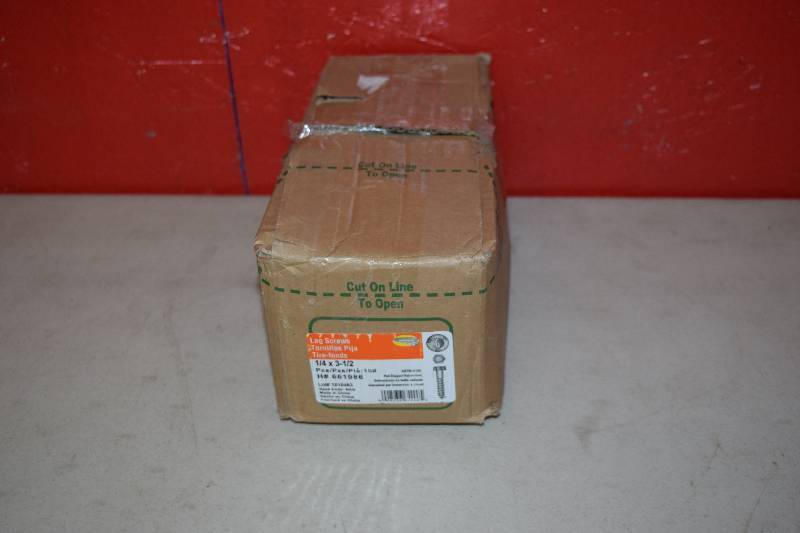 lot 131 image: 10 Pound Box Hillman Lag Screws