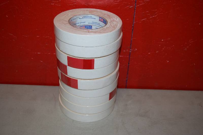 lot 208 image: 9 Rolls Intertape Masking Tape