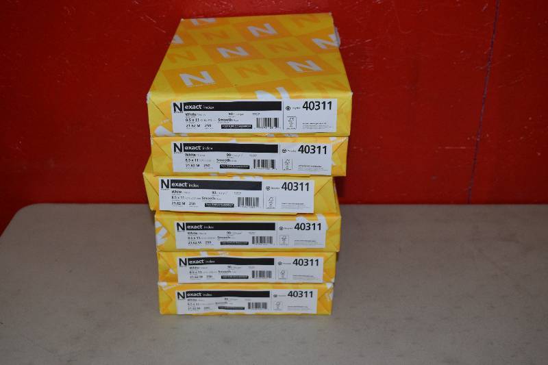 lot 212 image: 6 Reams Neenah Copy Paper