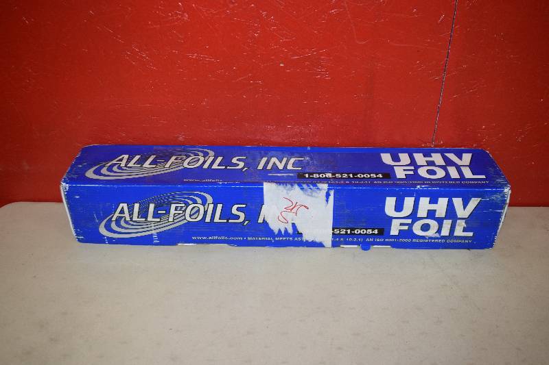 lot 215 image: Roll All-Foils UHV Foil